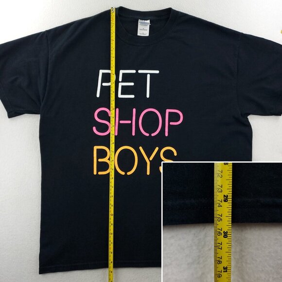 Pet Shop Boys T-Shirt Fundamentourist Tour Shirt 2006 Synth Pop Band XL - Picture 8 of 11